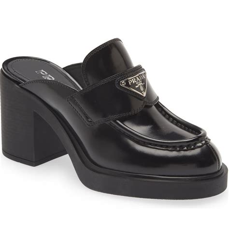 prada loafer mule|prada loafers with laces.